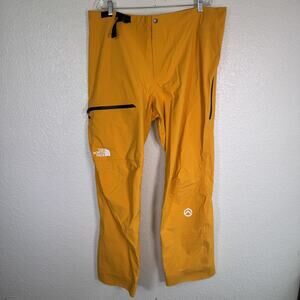 North Face Summit Series Chamlang Futurelight Pants Mens 2XL Outdoor Ski Yellow